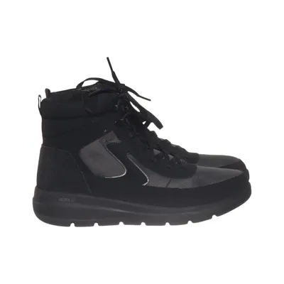 Kängor (Svart, Grå) från Skechers Pälsimitation, Skinn