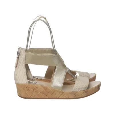 Chaussure compensées (Beige, Or) de Ecco