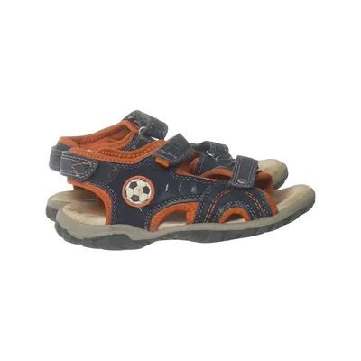 Sandals (Blue, Orange) from Bambulini Leather