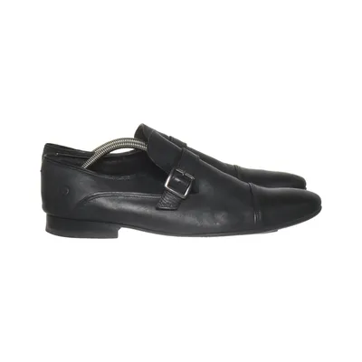 Chaussures à boucles (Noir) de Bronx Cuir