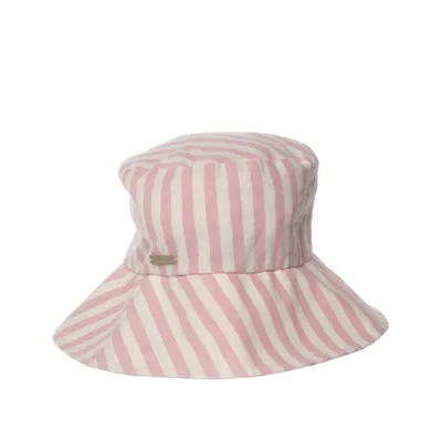 Buckethatt (Rosa, Vit) från Seeberger Bomull