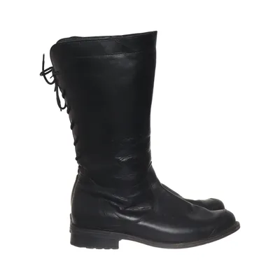 Boots (Black) from Hästen Leather, Wool