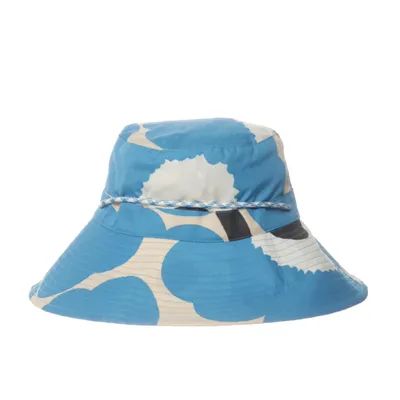 Bøllehat (Hvid, Blå) fra Marimekko Polyester