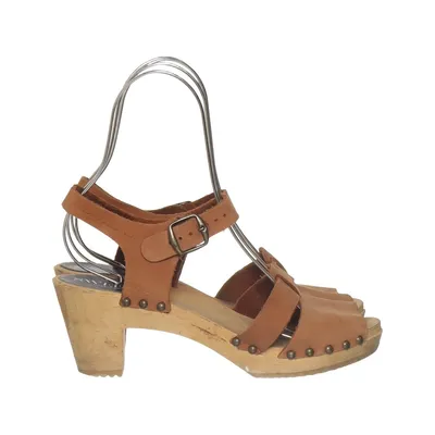 Clogs (Brown) from Sweeks Leather