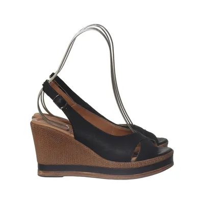 Wedges (Black, Brown) from Lasocki Leather