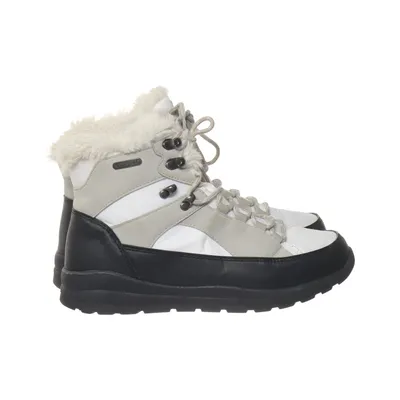 Bottes à lacets (Blanc, Noir) de Linear