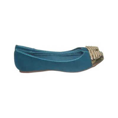 Ballet flats (Blue, Gold) from Claudia Ghizzani