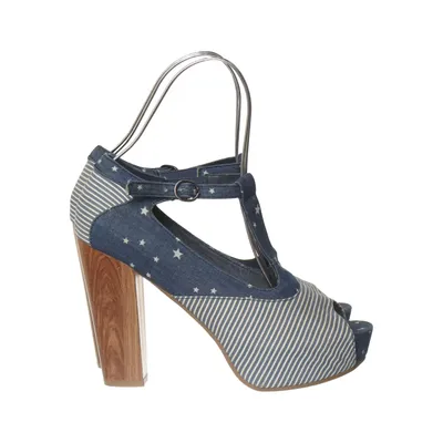High heel sandals (Blue, White, Multicolored) from Vox Shoes