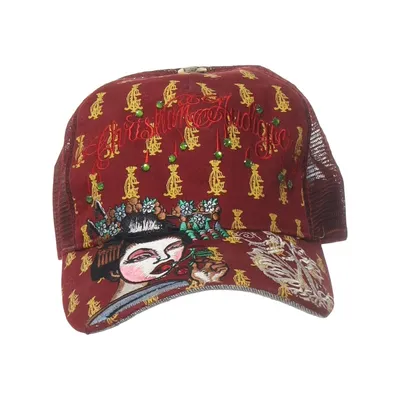 Trucker cap (Rød, Flerfarvet) fra Christian Audigier Bomuld, Polyester