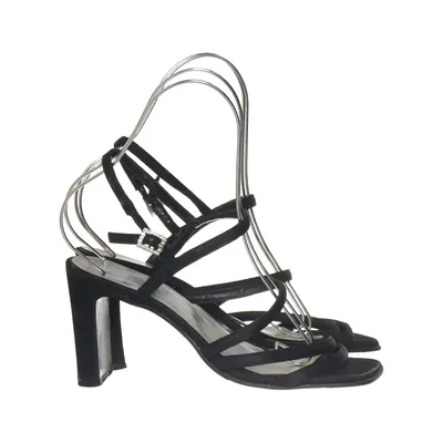 High heel sandals (Black) from JPW