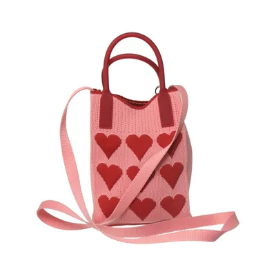 Canvas tas (Roze, Rood)