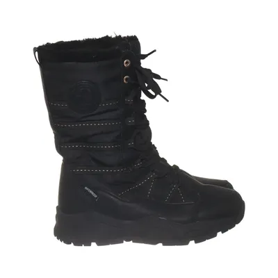 Schnürstiefel (Schwarz) von Linear of Sweden