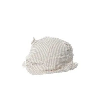 UV cap (White, Beige) from Lindex Baby Cotton