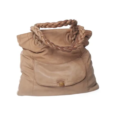 Handtas (Beige) van Bruuns Bazaar Katoen, Leer