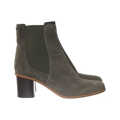 Bottines Chelsea (Vert) de Alberville Cuir