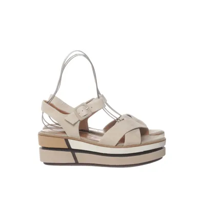 Sleehakken (Beige) van Tamaris Suède