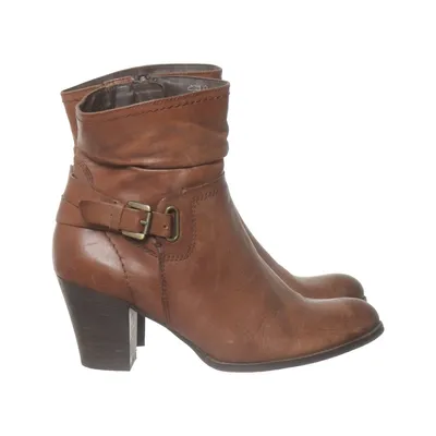 Heeled boots (Brown) from D for Dasia Leather