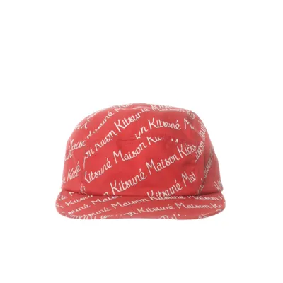 Keps (Röd) från Maison Kitsune Bomull, Polyester