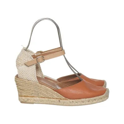 Chaussure compensées (Marron, Beige) de Stockholm Design Group Cuir