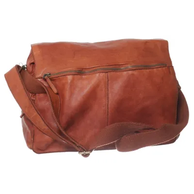 Axelremsväska (Brun) Skinn
