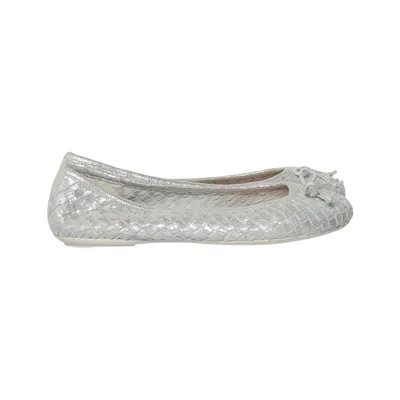 Ballerines (Argent) de Geox Respira Cuir
