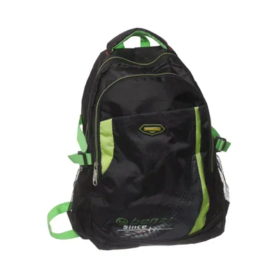 Ryggsäck (Svart, Grön) från Benzi Polyamid