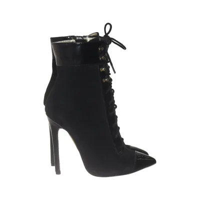 Stiefeletten (Schwarz) von Versace for H&M Leder