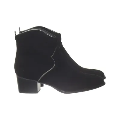Heeled boots (Black, Silver) from Texto