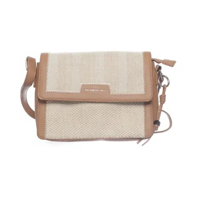 Schoudertas (Bruin, Beige) van Pacomartinez Imitatieleer, Polyester