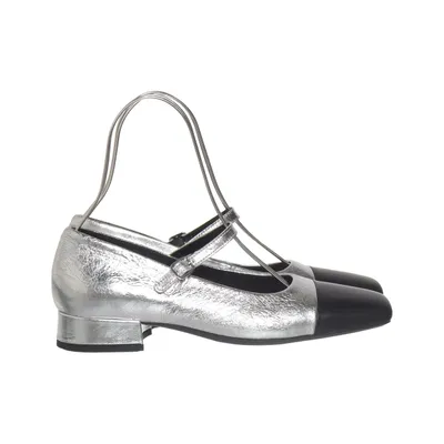 Ballerinaskor (Silverfärgad, Svart) från Vagabond Skinn