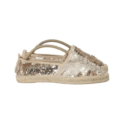 Espadrillos (Beige, Silverfärgad) från Annie G.