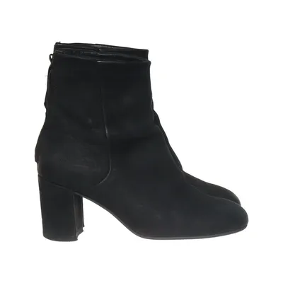Bottes à talons (Noir) de Sneaky Steve Cuir