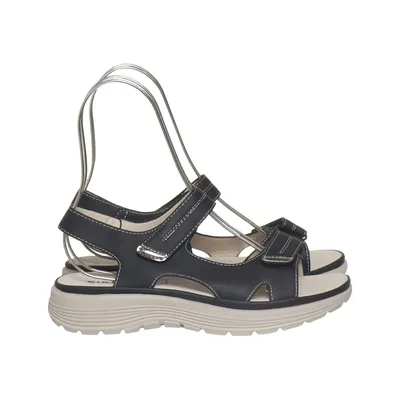 Sandals (Black) from Siketu Leather