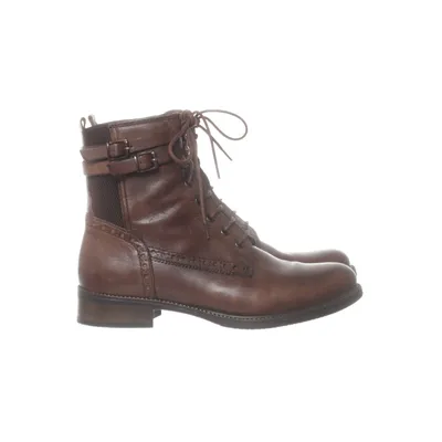 Laced boots (Brown) from Fraiche Leather