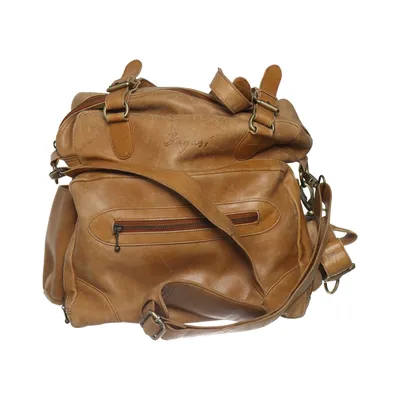Wickeltasche (Braun) von Bagasi Leder