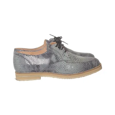 Derby shoes (Blue, Gray) from Ganni Leather