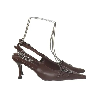 Højhælede sandaler (Brun) fra Public Desire Kunstlæder