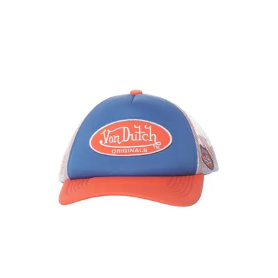Truckerkeps (Blå, Orange, Vit) från Von Dutch Polyester