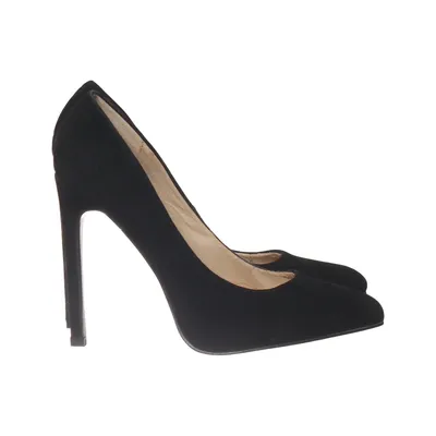 Pumps (Black) from Truffle Collection Faux leather, Faux suede