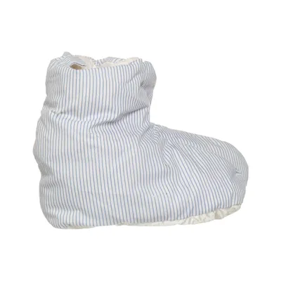 Slippers (White, Gray) from Duka Cotton, Down, Feather