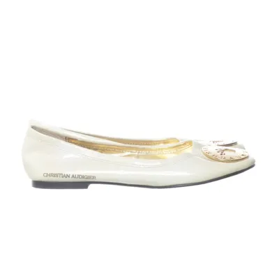 Ballet flats (Yellow) from Christian Audigier Leather