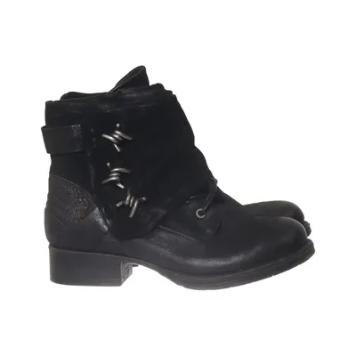 Ankle boots (Black) from Schuhengel Leather