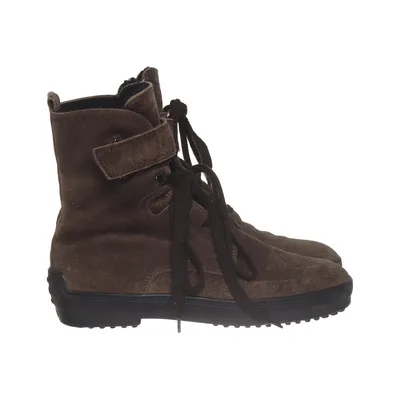 Laced boots (Brown) from Tod's Leather
