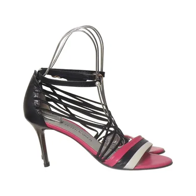 High heel sandals (Black, Pink, White) from Peter Kaiser Leather