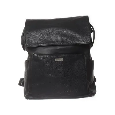 Backpack (Black) from Don Donna Polyester, Polyurethane