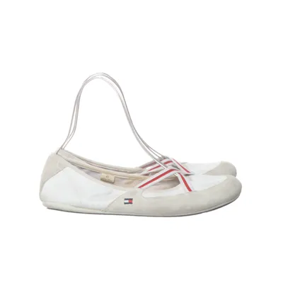 Ballerinasko (Hvid, Grå) fra Tommy Hilfiger