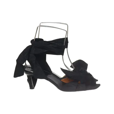 High heel sandals (Black) from Ganni Leather