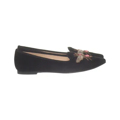 Ballet flats (Black) from Si Leather, Suede