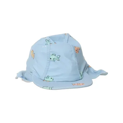 Chapeau anti-UV (Bleu, Multicolore) de Lindex Élasthane, Polyester