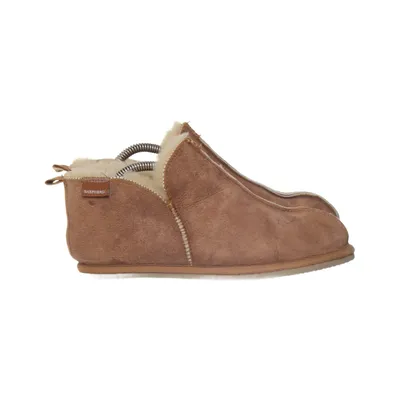 Slippers (Brown) from Peer of Sweden Leather, Wool